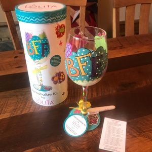 Lolita “You’re My BFF” Personalized Wine Glass